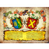 Heráldica de 2 apellidos con sus escudos y sus orígenes