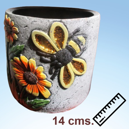 Maceta Abeja-Flor