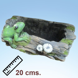 Maceta tronco-rana 20 cms.