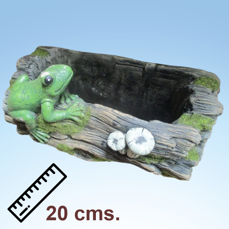 Maceta tronco-rana 20 cms.