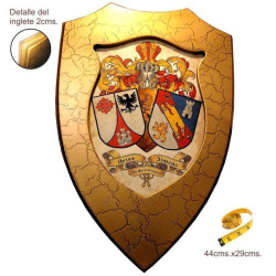Metopa madera escudos 2 Apellidos