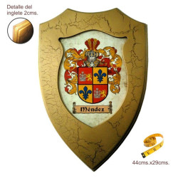 Metopa madera escudo 1 Apellido